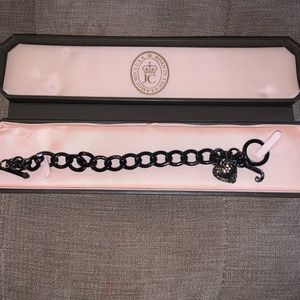Juicy Couture black charm bracelet